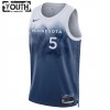 Dres Minnesota Timberwolves Anthony Edwards 5 Nike 2023-24 City Edition Plava Swingman - Dječji